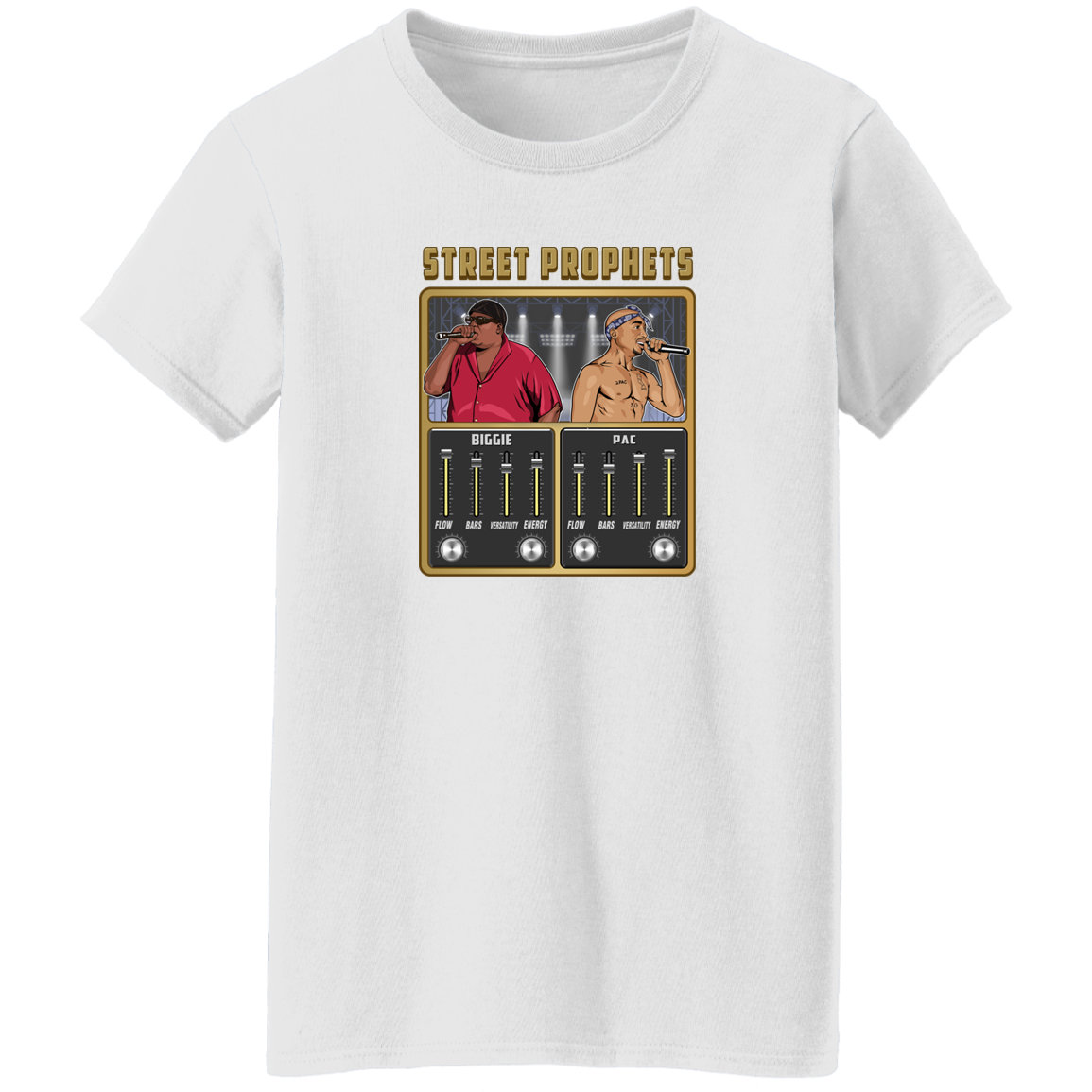 Ode to Hip Hop - BIG and Pac Ladies Tee