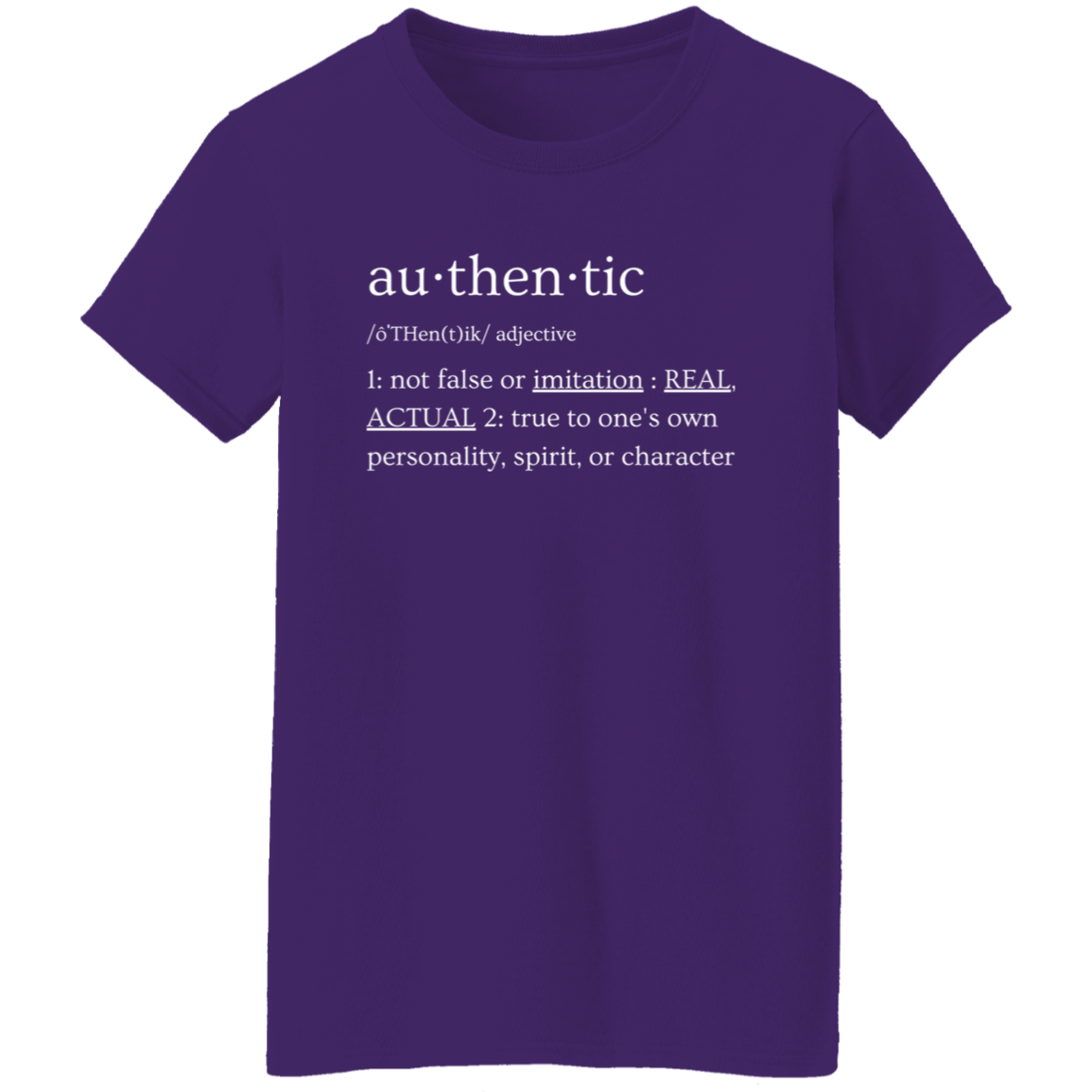 CYOS Defined - Authentic Ladie's Tee