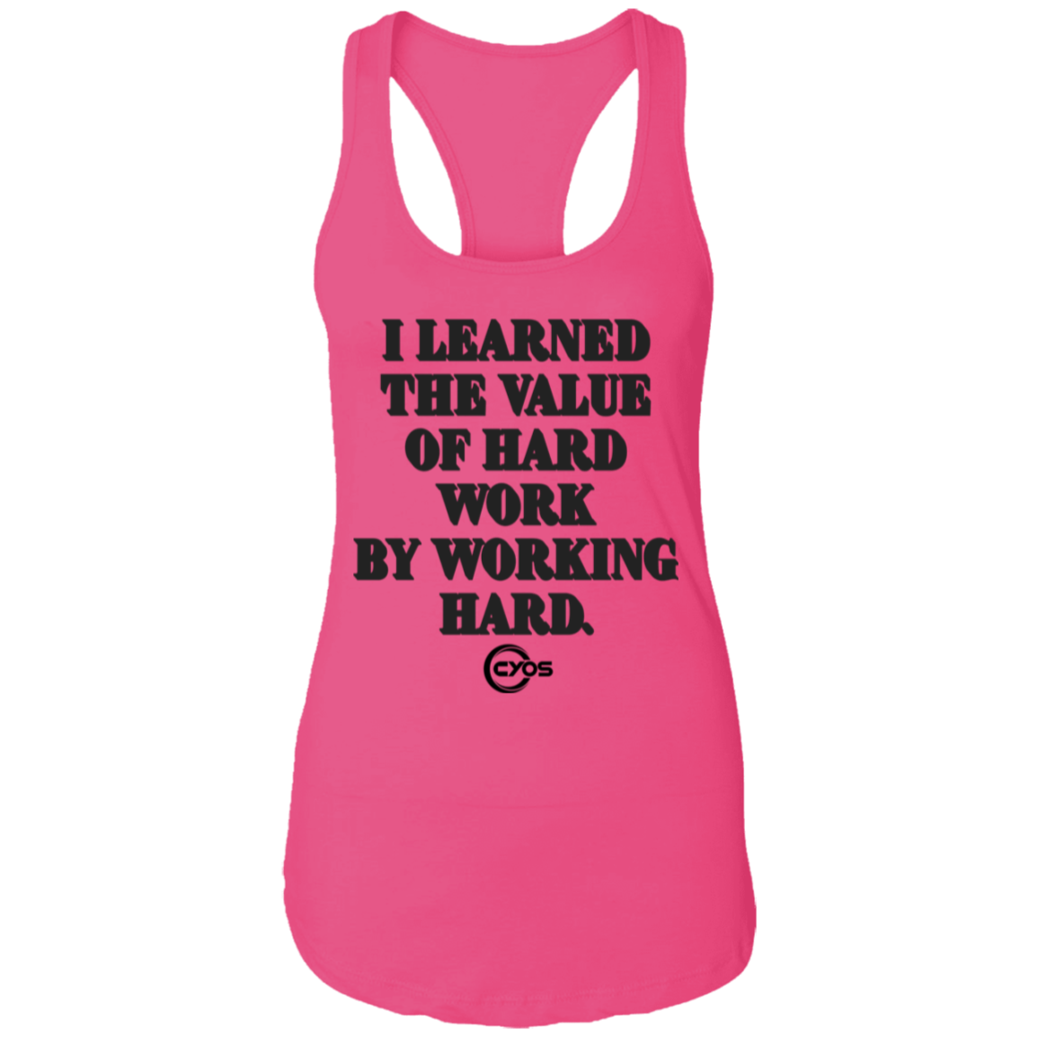 Hard Work Racerback Tank