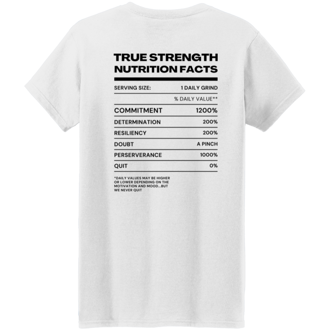 True Strength Ingredients Ladies Tee