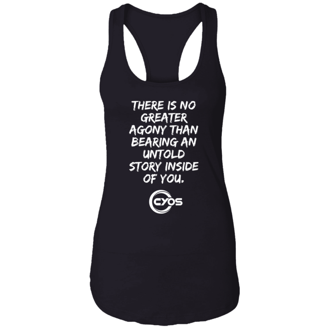 True Strength - Untold Story Racerback Tank