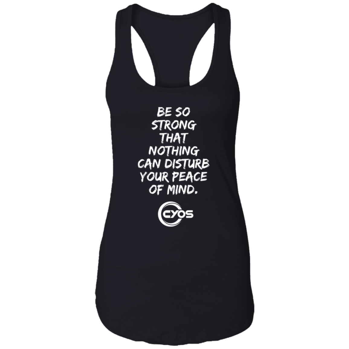 True Strength - Peace of Mind Women's Racerback Tank