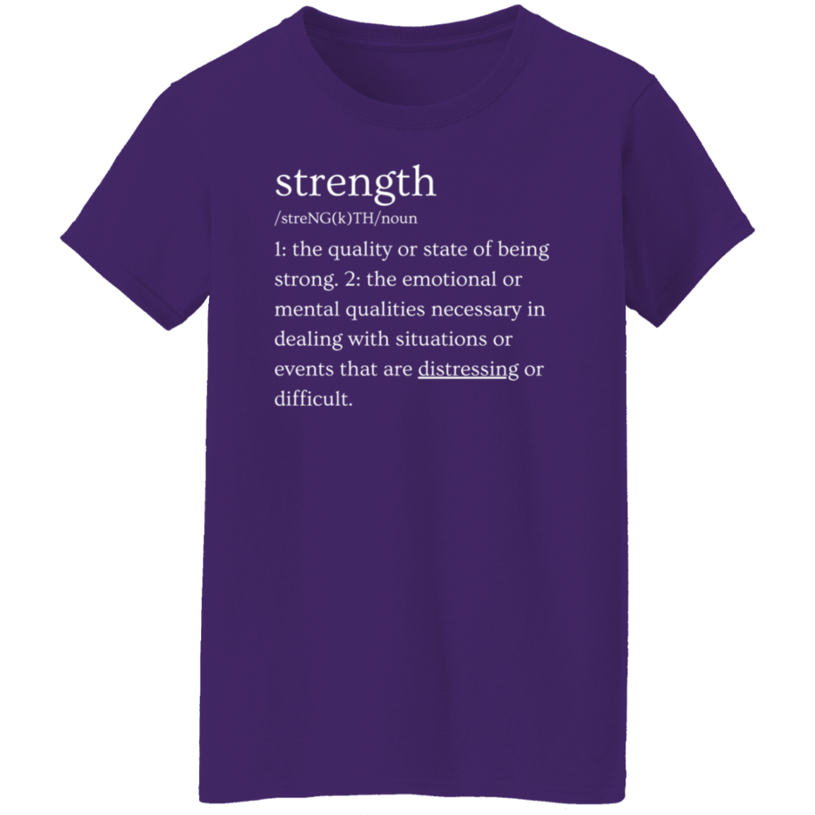 CYOS Defined - Strength Ladie's Tee