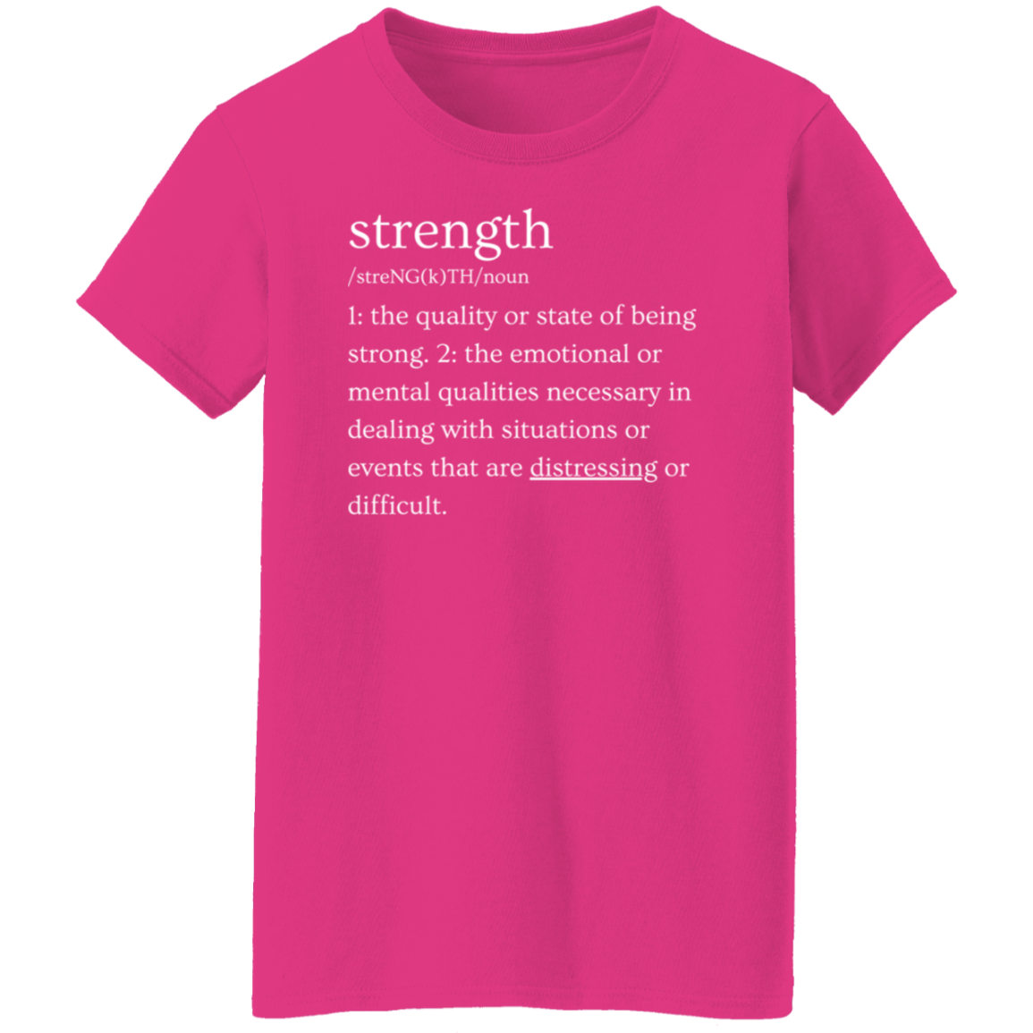 CYOS Defined - Strength Ladie's Tee