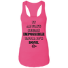 Impossible Until Its Done - Racerback Tank