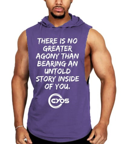 True Strength - Untold Story Men's Cutoff Hoodie