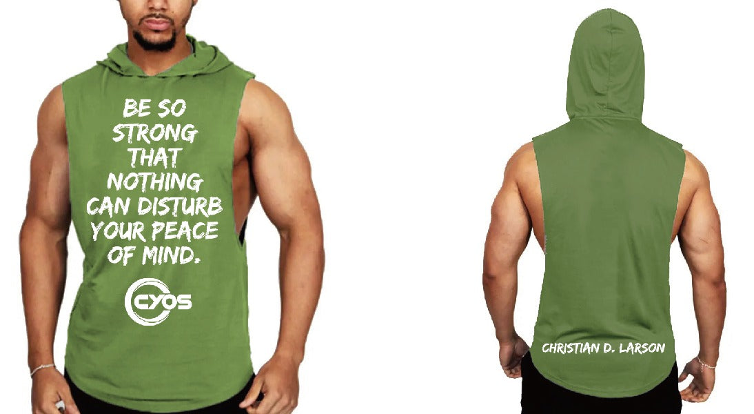 True Strength - Peace of Mind Cutoff Hoodie